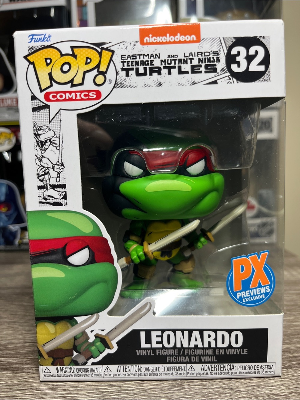 Funko PX Leonardo Vinyl Figure - Green & Red